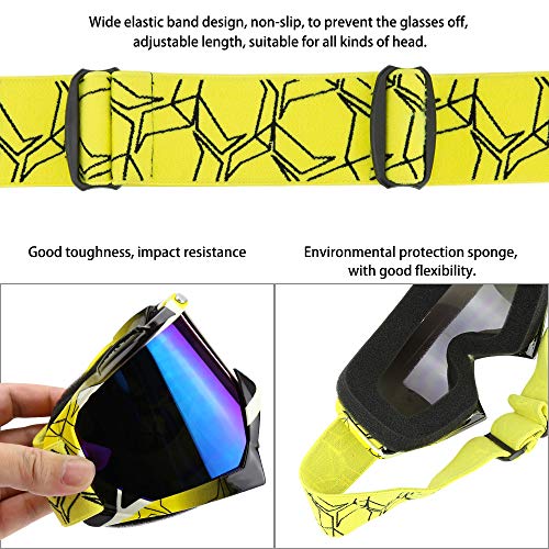 Jamiewin ZSP812 Motocross Goggles Atv Dirt Bike Motorcycle Utv Mx Otg Offroad Riding Goggles Anti Uv Dustproof Anti Fog Racing Skiing Goggles thumb #4