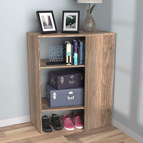 ClosetMaid SuiteSymphony Wood Corner Shelf Unit, 2 Shelves, Adjustable, Stacking, for Storage, Closet, Clothes, Shoes, Décor, Natural Gray by ClosetMaid - Image 4