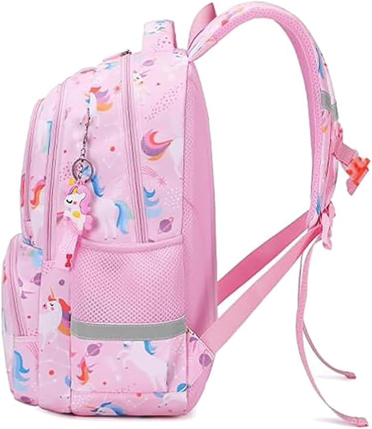 MATMO Kids Backpack Boys Girls Backpack Student School Bag Children Bookbag Daypack (Pink) - Image 5