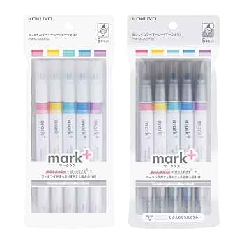 Amazon.com : Kokuyo Japan Mark + Two Way Color Marker 10