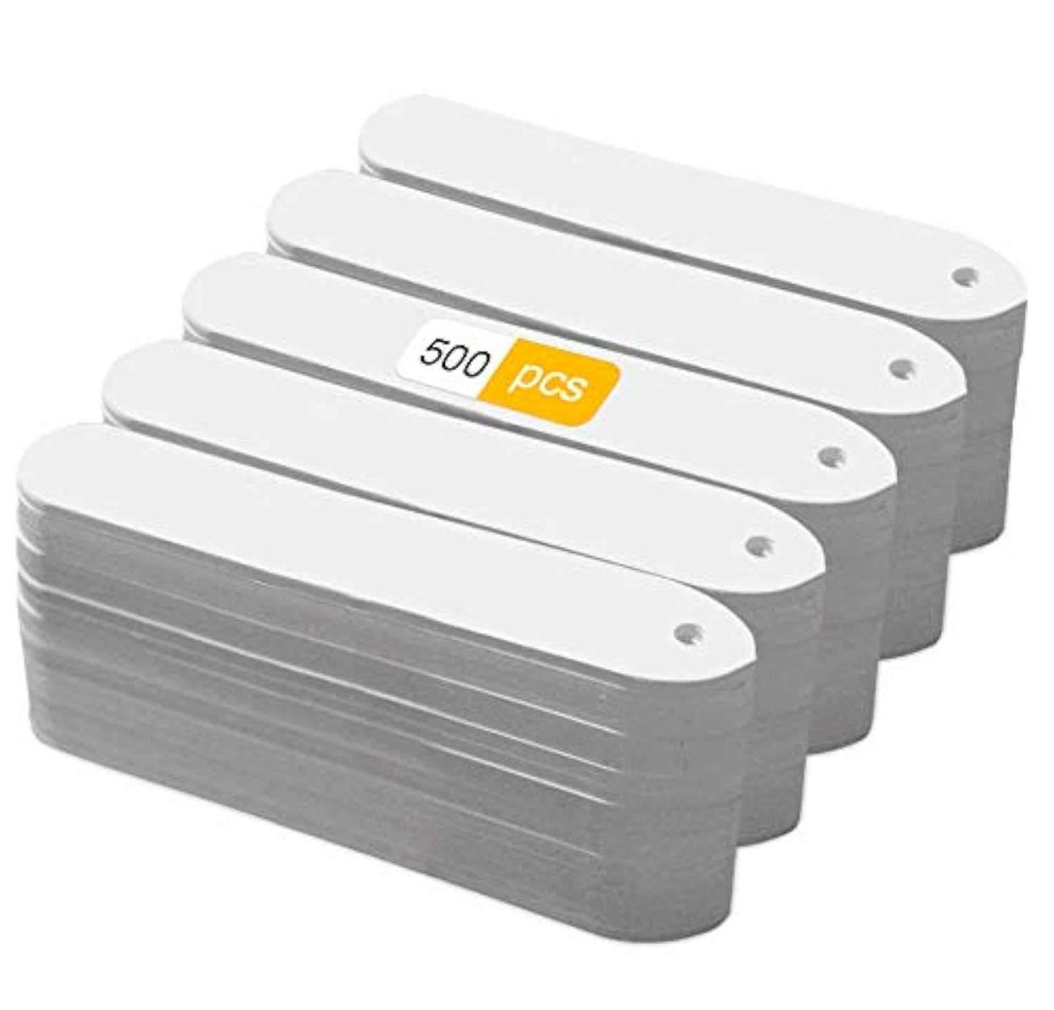 Plant Tags 500 Pcs 4 x 0.8 Inch, Plant Labels Garden Nursery Labels Plastic Pot Labels White,Box of 500