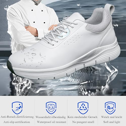 Chaussures de travail légères et baskets de cuisine noires mixtes - 2