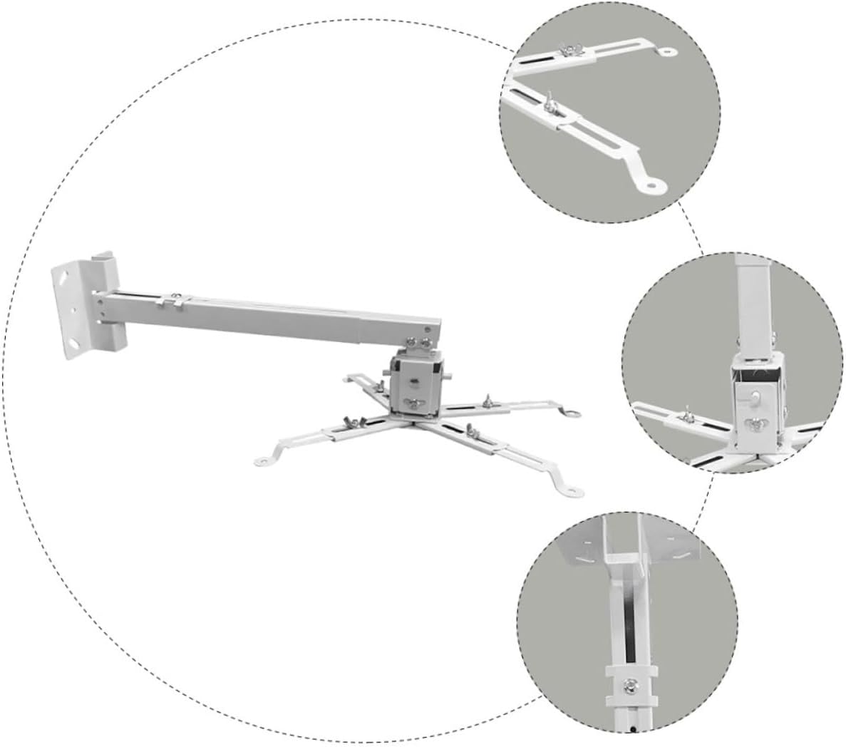 MERRYHAPY 1pc Projector Ceiling Mount Bracket Hanging Support for Home Use Design for Wall Ceiling Installation
