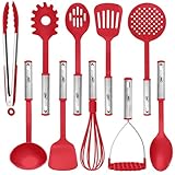 THE ULTIMATE COOKING UTENSILS SET. : Let your inner "Chef Talents" come shining through and you will feel like a pro with this stylish & elegant Kaluns Cooking tools set. Enjoy the unique variety of the best and highest quality cooking utensils set w...