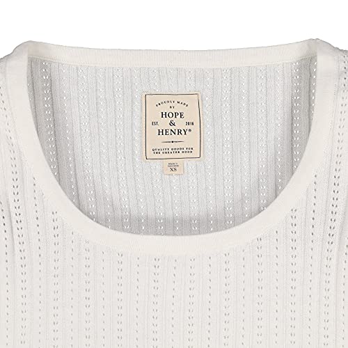 Hope & Henry Women's Long Sleeve Scoop Neck Pullover Sweater #TOP4