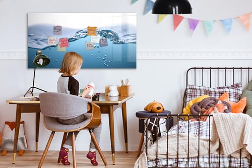 Tableau mural feutre effaçable et éponge pour organiser vos notes et photos - 4