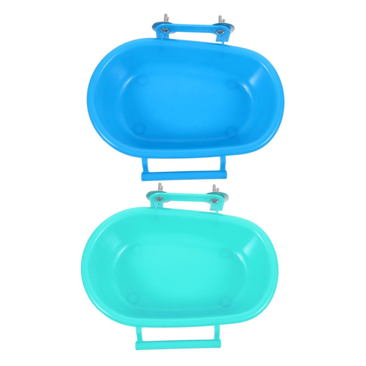 KESYOO 2pcs Box Parrot Bath Tub Bird Bath for Cage Bird Bathing Tub Parakeet Bath for Cage Bird Bath Basin Birdcage Bird Bath Budgie Pet Small Parakeet Bird Bath Birds Bird Bathtub Pp