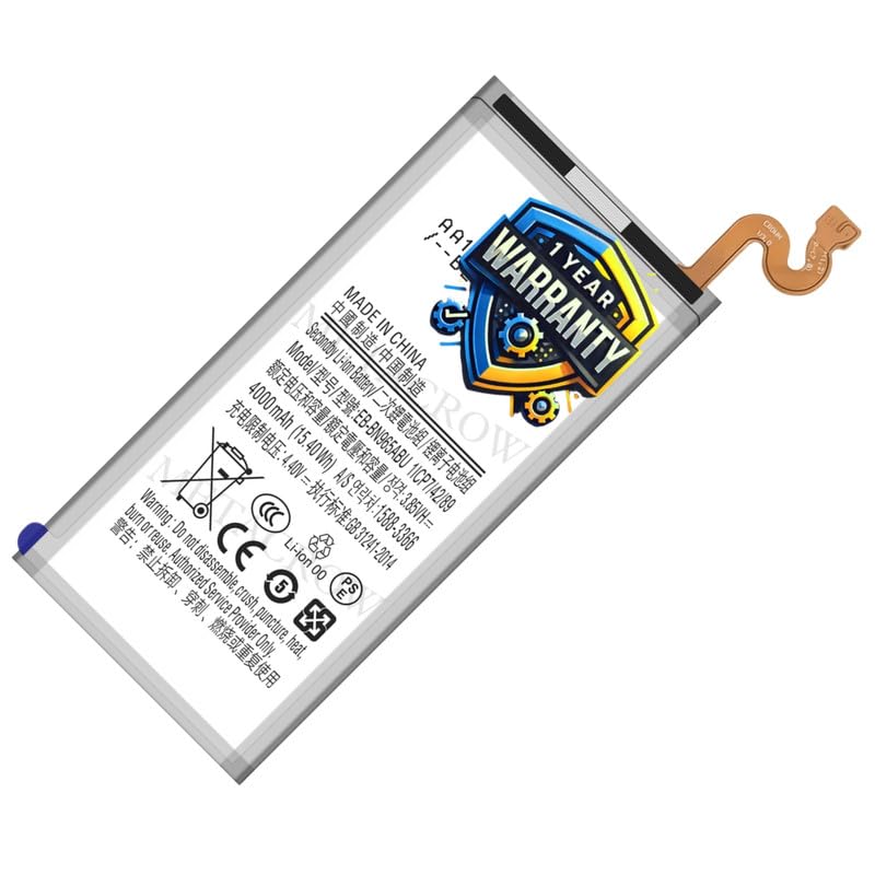 Image of Original EB-BN965ABE Battery Compatible for Samsung Galaxy Note 9 - (4000mAh) - 1 Year Warranty JK1