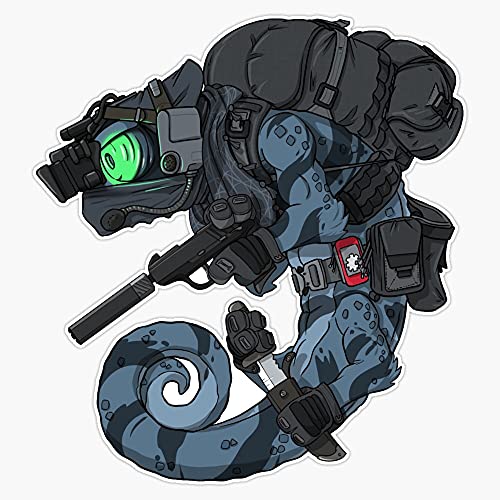 Hof Trading Night Stalker Chameleon Monster Vinyl Sticker Waterproof Decal Laptop Wall Window Bumper Sticker 5" #TOP22