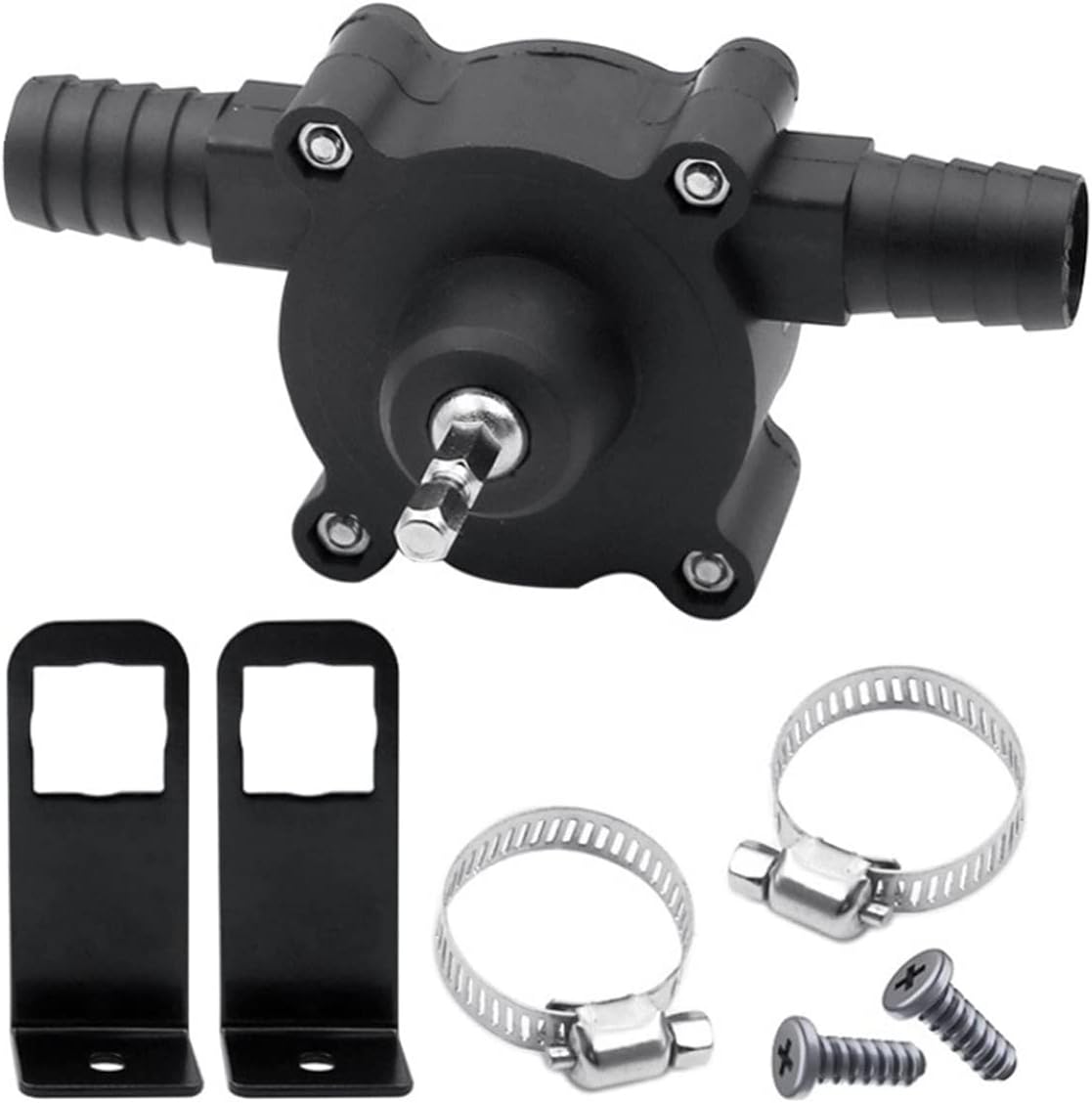 Water Pumps, Parts & Accessories Electric Water Pump Mini Hand Diesel Oil Fluid Liquid Self-priming Pumps Garden Tool(C)