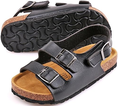 UBELLA Boys Girls Kids Buckle Strap Open Toe Casual Beach Gladiator Sandals