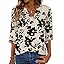 B Apricot Black Floral