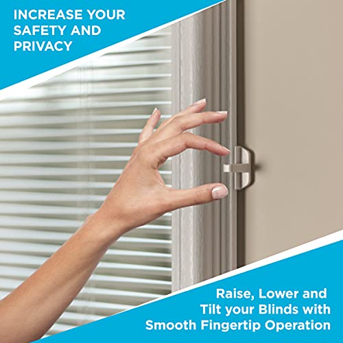 Odl Add On Blinds For Raised Frame Doors - Outer Frame Measurement 22" X 66" - Home Improvement - Easy To Install, Use And Maintain - Innovative Window Shades Protected Behind Tempered Safety Glass #TOP3