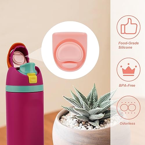 2pcs Water Bottle Top Lid Compatible with Owala FreeSip 24oz 32oz, Sealing Parts Replacement Stopper Silicone Plug Accessories for Owala Free Sip 19/24/32/40oz BPA-Free Seal Gasket Bottle Cap Mouth by PEUTIER - Image 5