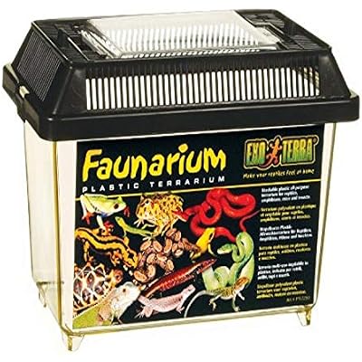 Exo Terra Faunarium, Plastic Reptile Terrarium, Mini, PT2250