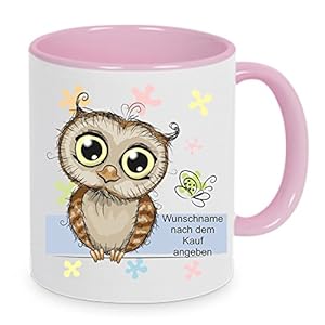Crealuxe Kaffeetasse ‚Tasse mit Wunschnamen ( Nach dem Kauf angeben)‘ personalisiert, Spruchtasse, hochwertige…