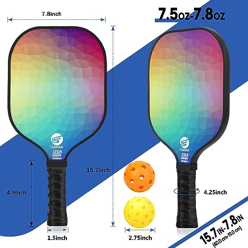 SS OXIKEN Pickleball Paddles Set of 2 USAPA Approved Pickleball Set by SS OXIKEN - Used condition - Image 4