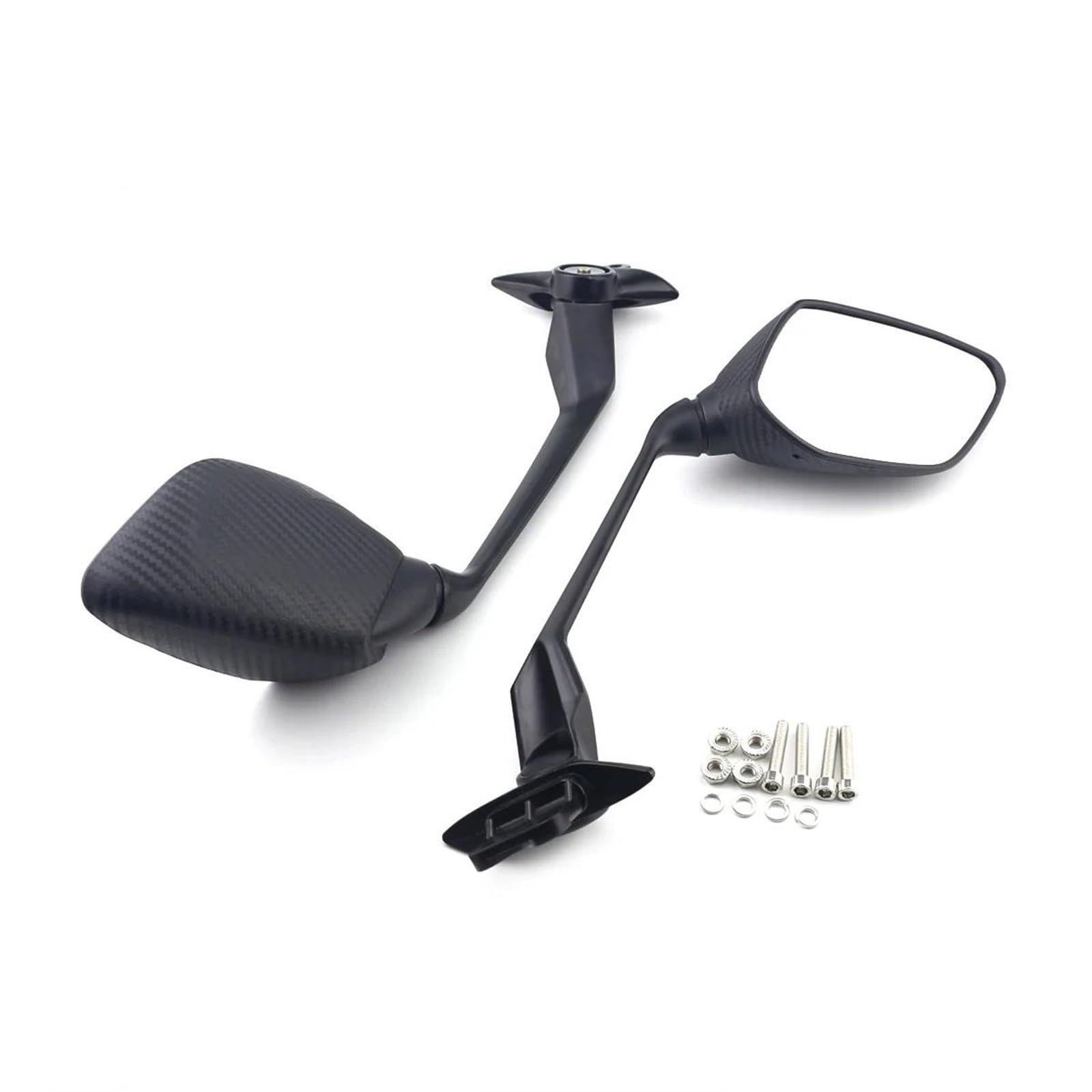 Sicurezza del veicolo Specchietto Retrovisore Per Moto Specchietti Retrovisori Laterali Per Moto Per YAMAHA T-MAX530 TMAX 530(1Pair Carbon)