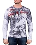 Cipo & Baxx Hombres Longsleeve CL489 Gris L