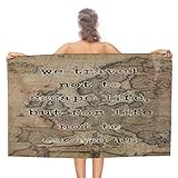 Multifonction : les serviettes de plage peuvent également être utilisées comme écharpes, châles, sarongs et couvertures.