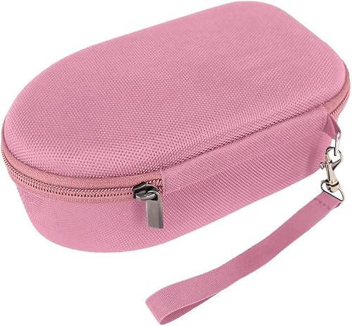 The Quilted Bear Mini Iron, Rest & Ironing Mat - Lightweight Mini Steam Iron with Hard Shell Travel Case, Heat Resistant Silicone Rest & Travel Ironing Mat (Pink)