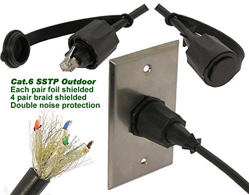 Cable Ethernet Cat 6 STP exterior 7.6 m miniatura 2