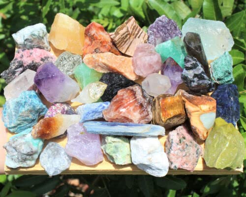 Gemme di Artigiani Misti sfusi da 1000 carati Cristallo Naturale Grezzo Grezzo Decorazione della Stanza
