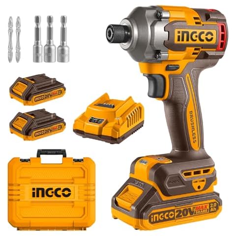 INGCO 20V Cordless Impact Driver with LED Light Cover