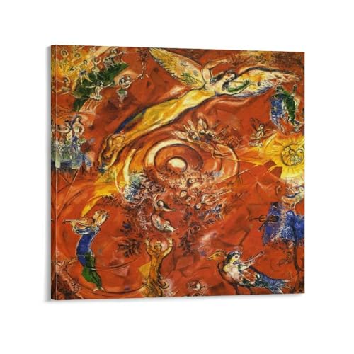 Marc Chagall peintures d'opéra métropolitain poster sur toile 60x60 cm