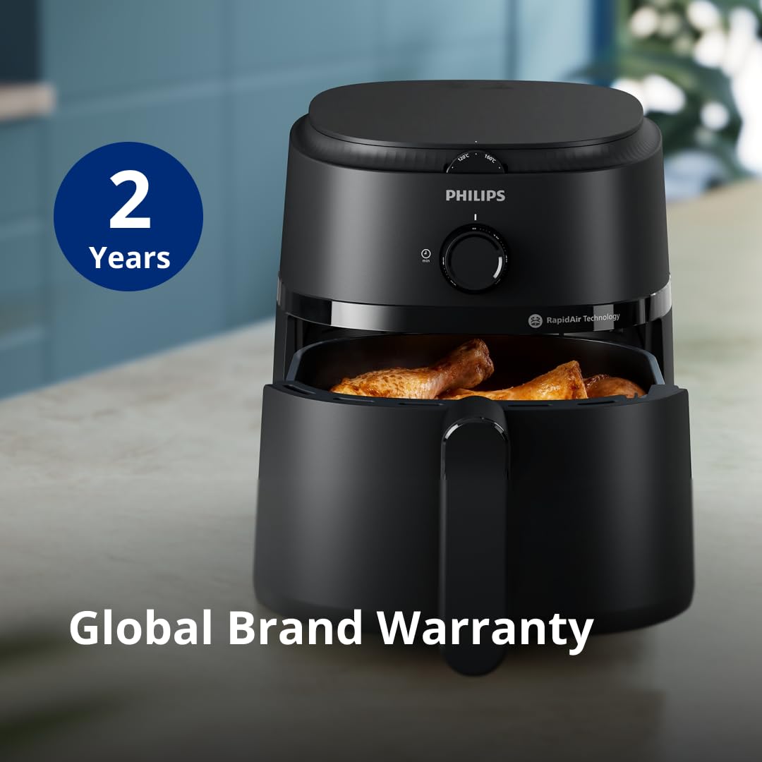 Philips NA120/00 frytkownica powietrzna, czarna, 1500 W, 4,2 l