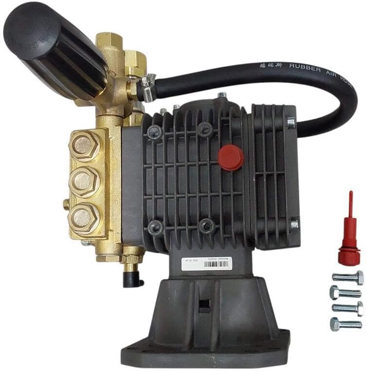 Pressure Washer Pump 1" Shaft Horizontal Triplex Plunger 4000 PSI 4.0GPM