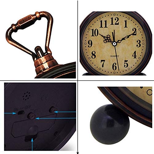 Amazon.co.jp: Konigswerk クォーツ アナログ 大きな数字 デスク