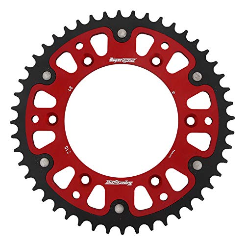 SupersproxRST-210-48-RED Red Stealth Sprocket