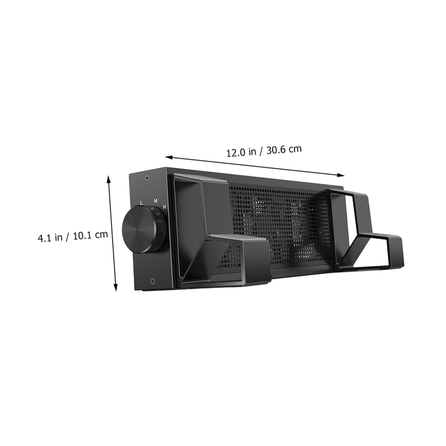 SHINEOFI Support Réglable pour Ordinateur Portable en Alliage D'aluminium Ventilateur de Refroidissement Silencieux, Hauteur Ajustable pour Gaming et Visionnage de Vidéos