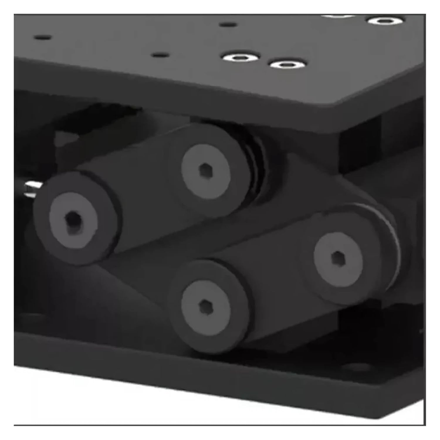 Z-axis fine-Tuning Slide Precision Scissor Lift Table 196N (20kgf)(100x160mm)