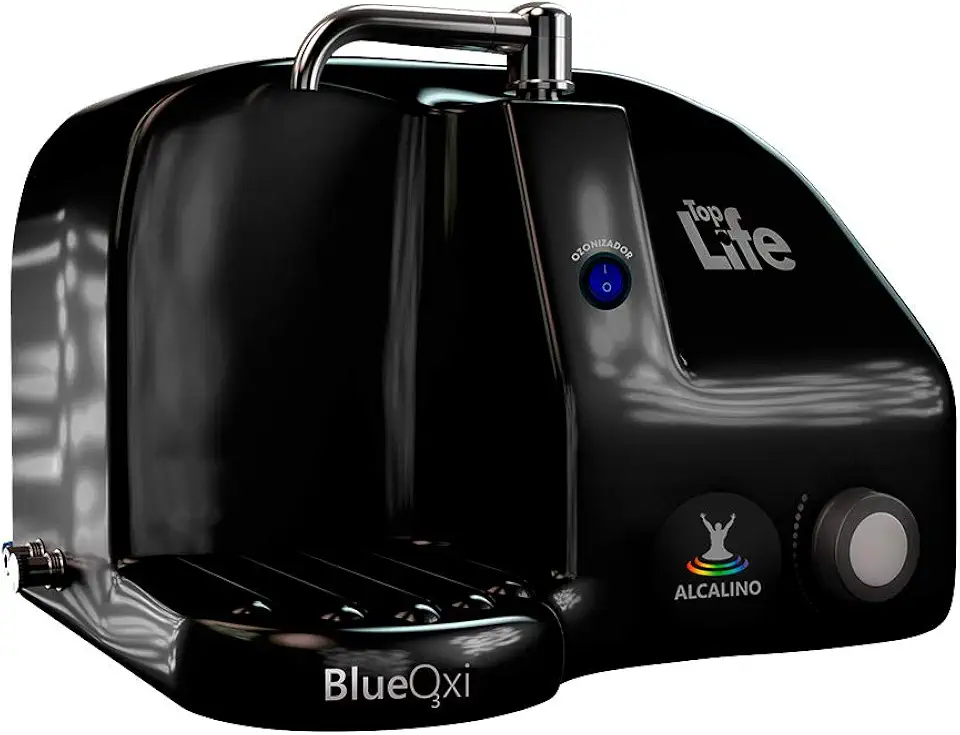 Purificador Alcalino e Ozonizado Água natural Blue Oxi (220v) (Preto)