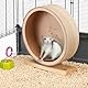 Ferplast Holzlaufrad Meerschweinchenrad aus Holz, Laufrad Holzspielzeug Mäuse Chinchillas Meerschweinchen, Durchmesser 32,5 cm