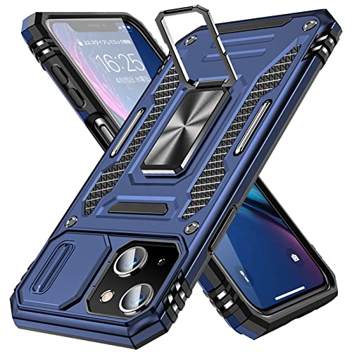 iPhone 13 Mini �p �P�[�X �����O�t�� �X���C�h���J�����v���e�N�^�[�t�� PC �ČRMIL�K�i�擾 �ϏՌ� �X�^���h�@�\ �ԍڃz���_�[�Ή� �C�菝�h�~ ����~�� �i�D���� ������� �l�C �A�C�t�H�� 13 �~�j �p �J�����J�o�[ �� MD-K