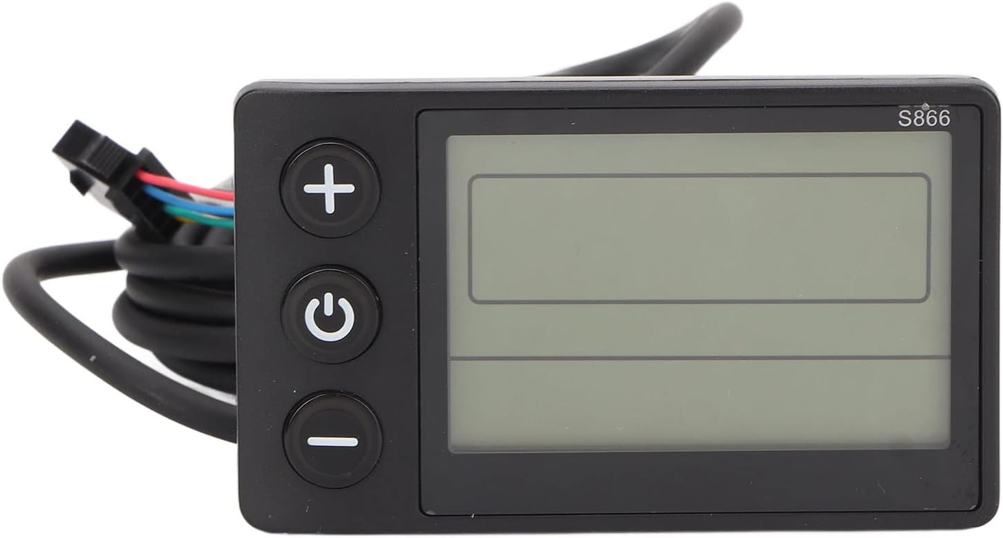 Qiilu モーターブラシレスコントローラー S866 パネル 26A 3 モード正弦波セットマウンテンバイク電動自転車用高性能電動