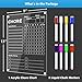 Acrylic Chore Chart for Kids & Family, Clear Dry Erase Responsibility Task Checklist, Magnetic Chores Reward Chart for Fridge, 13x9”, 1 Pack