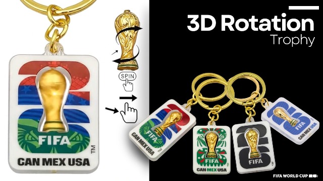 Amazon.com: Official FIFA World Cup 2026 USA Mascot Keychain