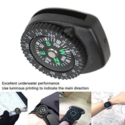Brújula de muñeca portátil para camping y buceo miniatura 3