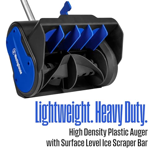 Westinghouse WSnow11S AC Corded Electric Snow Shovel, 11-inches Wide with 20 ft. Throwing Distance, Plows 300 lbs/min for Driveway/Steps/Sidewalk/Porch - Thumbnail 7