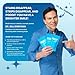 POOOF! Dissolving Teeth Whitening Strips by Dr. Bill Dorfman | 12% Hydrogen Peroxide | No-Slip Melt-Away Advanced Seal | Fast Stain Removal | Enamel & Sensitive Safe | 20 Ct (10-Day) | Polar Mint