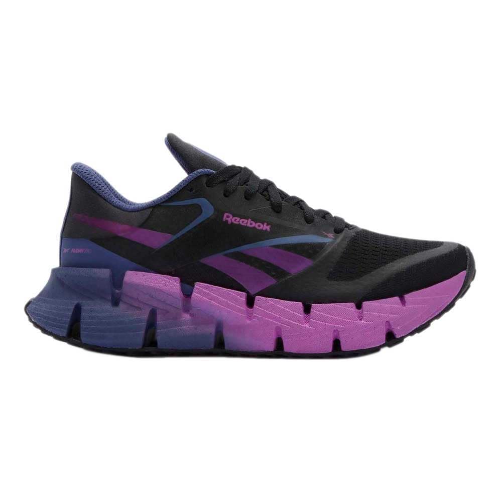 Reebok Women's Floatzig 1 Trainers, Black Twilight Purple Rave, 8.5 UK