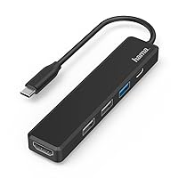 Hama - Hub USB Type C 3.2 Gen 1/3 porte USB A, 1 porta USB Type C