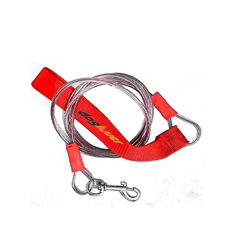D/W- PVC-A23 4mm,Cable Leash for Small Medium-Large Dogs 6ft 10ft. Water Proof Lead for All Sized Pets. Great for Yard, Camping, and Outdoors. Easy to use Excellent Look. (Plaid,) (Small) (6Feet) (B0B4PQDQMW) Amazon Price History, Amazon Price Tracker