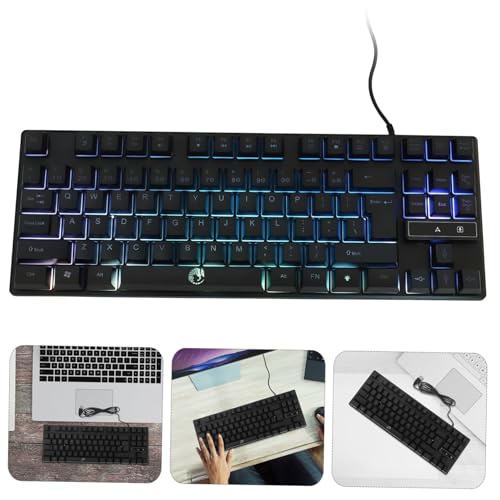 Clavier mécanique filaire RGB portable confortable et compact