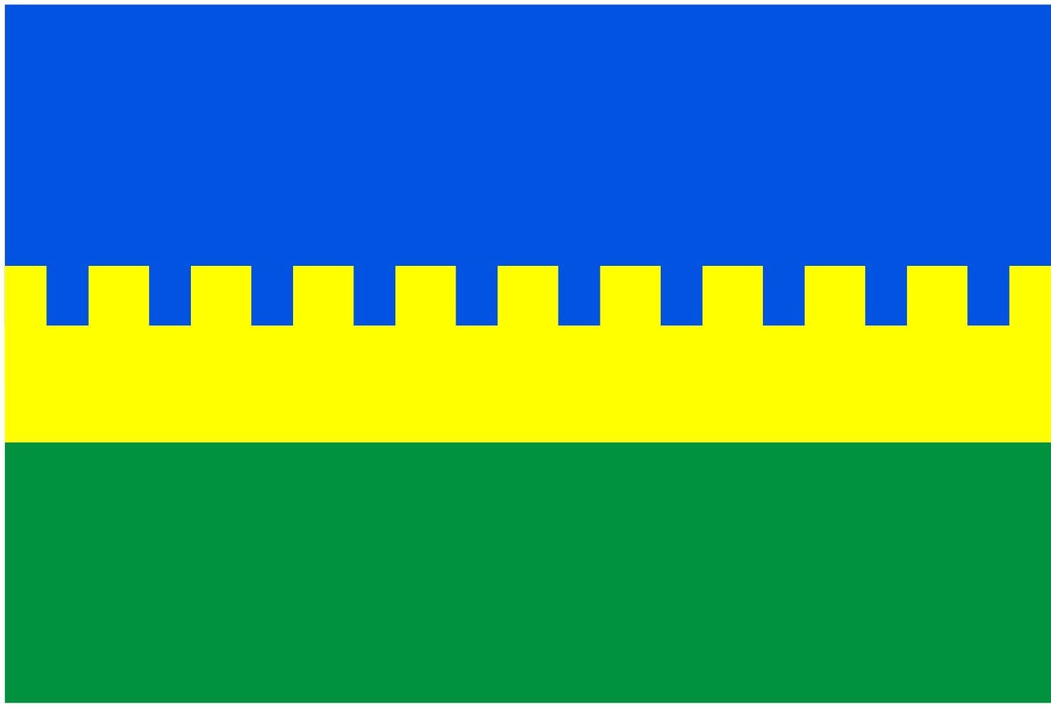 Drapeau Inzensky Raion grand format pour afficher vos origines