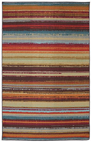 Mohawk Home Avenue Stripes Indoor/ Outdoor Printed Area Rug, 5'x8', Multicolor